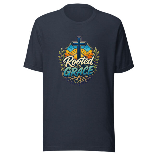 Rooted In Grace Graphic Tee mockup 7