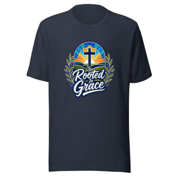 Rooted In Grace Graphic Tee mockup 7