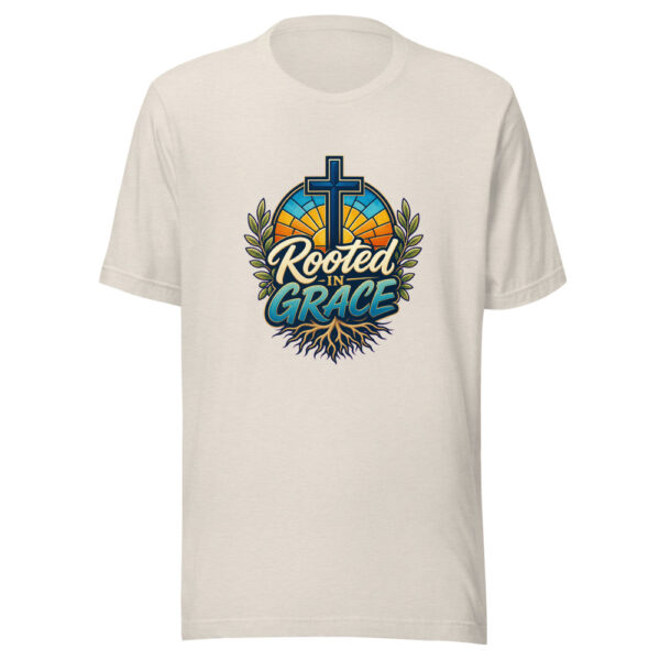 Rooted In Grace Graphic Tee mockup 8