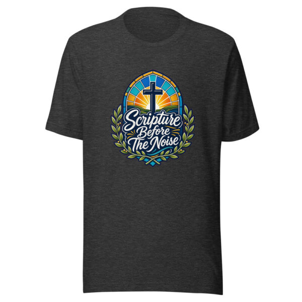 Scripture Before The Noise Graphic Tee mockup 6 Scripture Before The Noise Graphic Tee mockup 6