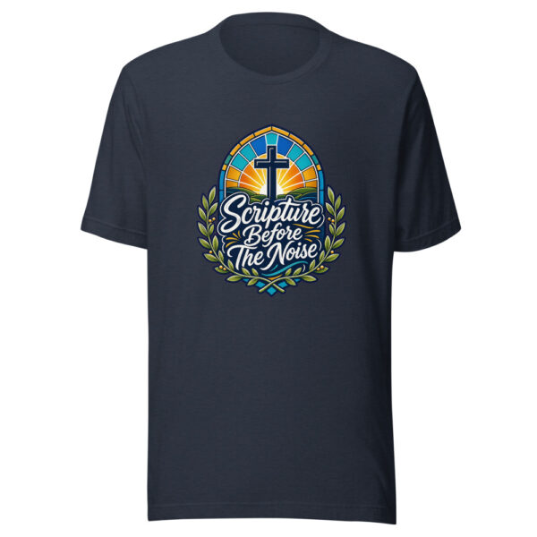 Scripture Before The Noise Graphic Tee mockup 7 Scripture Before The Noise Graphic Tee mockup 7