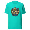 Stand Fast Gal. 5:1 Heartbeat-20260614-christian-verse-codex Graphic Tee front view