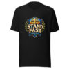 Stand Fast Gal. 5:1 Heartbeat-20260614-christian-verse-codex Graphic Tee mockup 1 Stand Fast Gal. 5:1 Heartbeat-20260614-christian-verse-codex Graphic Tee front view