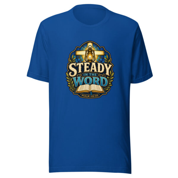 Steady In The Word Psalm 119:105 Heartbeat-20260613-verse-codex Graphic Tee front view