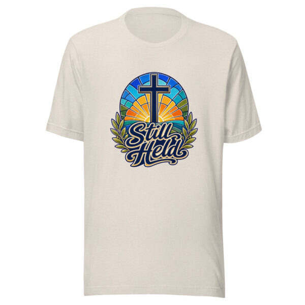 Still Held Graphic Tee mockup 8