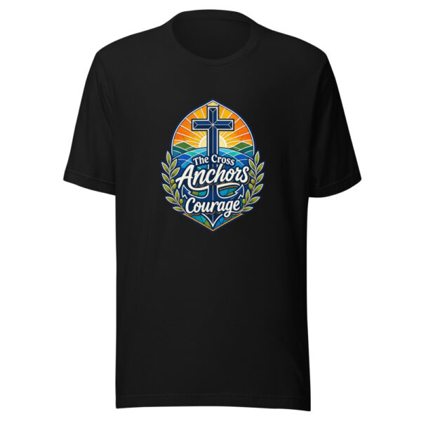 The Cross Anchors Courage Graphic Tee