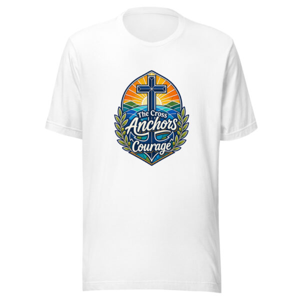 The Cross Anchors Courage Graphic Tee