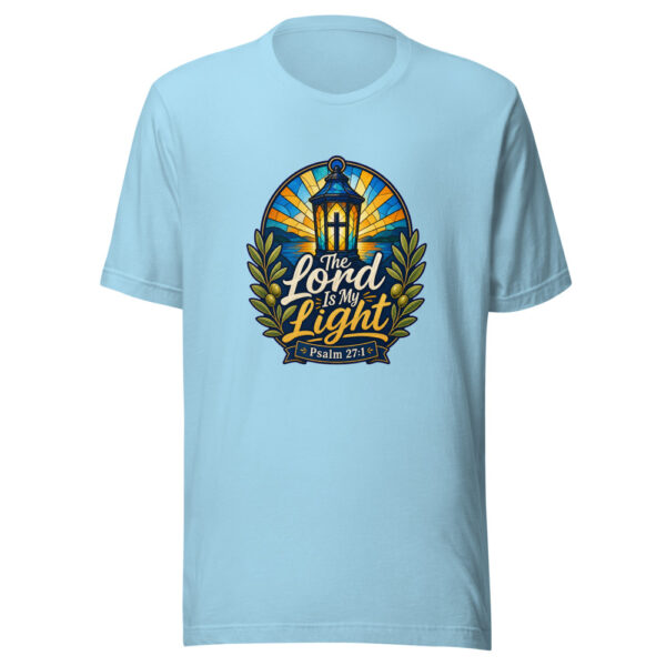 The Lord Is My Light Heartbeat-20260612-psalm-27-light Graphic Tee mockup 5