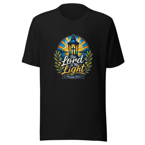 The Lord Is My Light Heartbeat-20260612-psalm-27-light Graphic Tee mockup 7