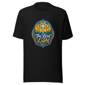 The Lord Is My Light Psalm 27:1 Graphic Tee front view
