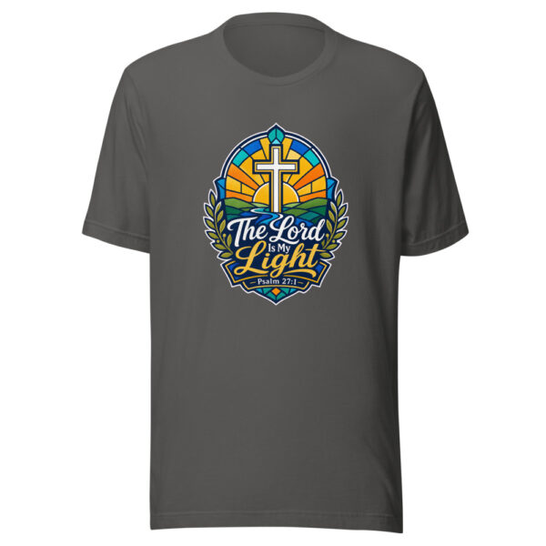The Lord Is My Light Psalm 27:1 Graphic Tee mockup 3