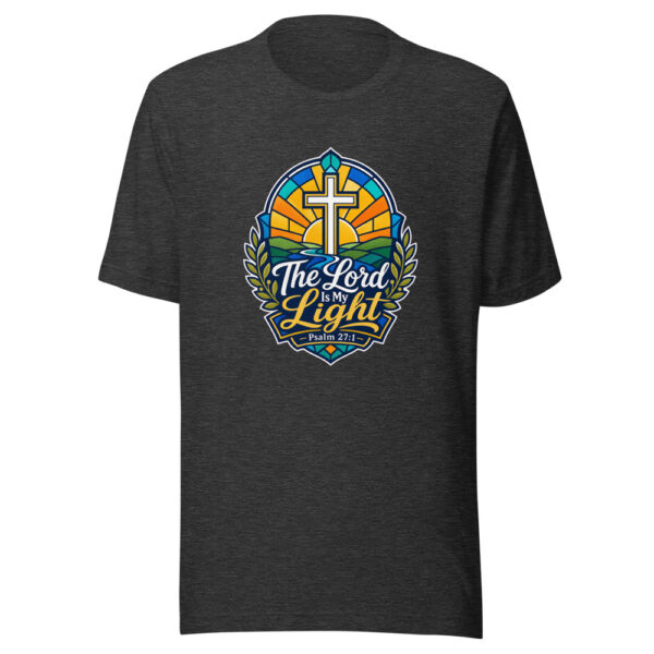 The Lord Is My Light Psalm 27:1 Graphic Tee mockup 6