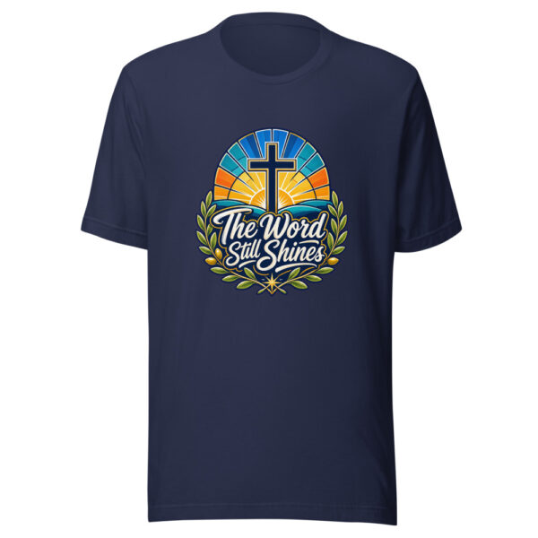 The Word Still Shines Graphic Tee mockup 3