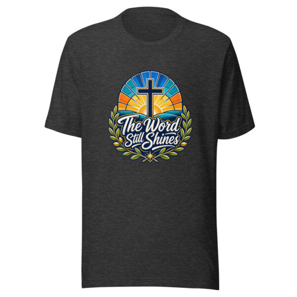 The Word Still Shines Graphic Tee mockup 6