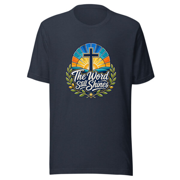 The Word Still Shines Graphic Tee mockup 7