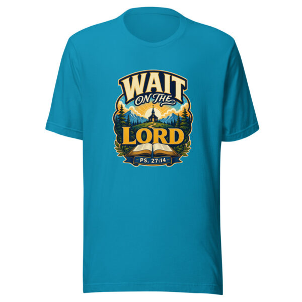 Wait On The Lord Ps. 27:14 Heartbeat-20260613-christian-verse-codex Graphic Tee mockup 2 Wait On The Lord Ps. 27:14 Heartbeat-20260613-christian-verse-codex Graphic Tee mockup 2