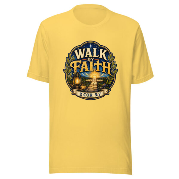 Walk By Faith 2 Cor. 5:7 Heartbeat-20260613-manual-codex Graphic Tee mockup 6