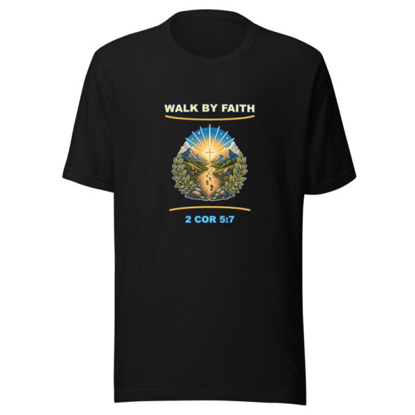 WALK BY FAITH 2 COR 5:7 Heartbeat-20260614-christianshirtstore-codex Graphic Tee mockup 7 WALK BY FAITH 2 COR 5:7 Heartbeat-20260614-christianshirtstore-codex Graphic Tee mockup 7