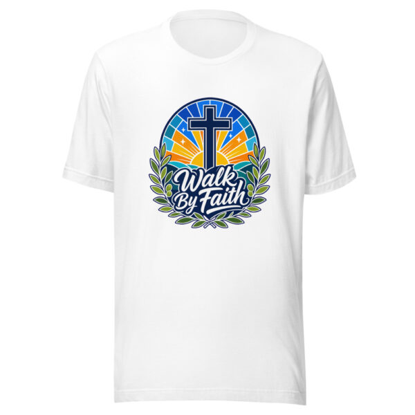 Walk By Faith Graphic Tee mockup 1 Walk By Faith Graphic Tee front view