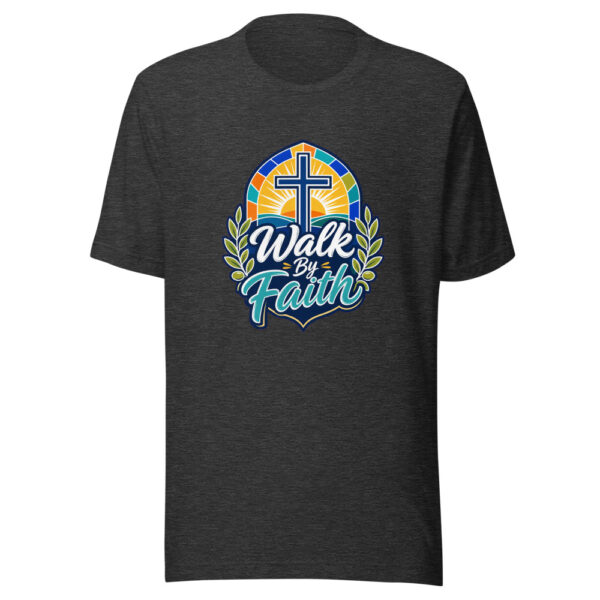 Walk By Faith Graphic Tee mockup 7