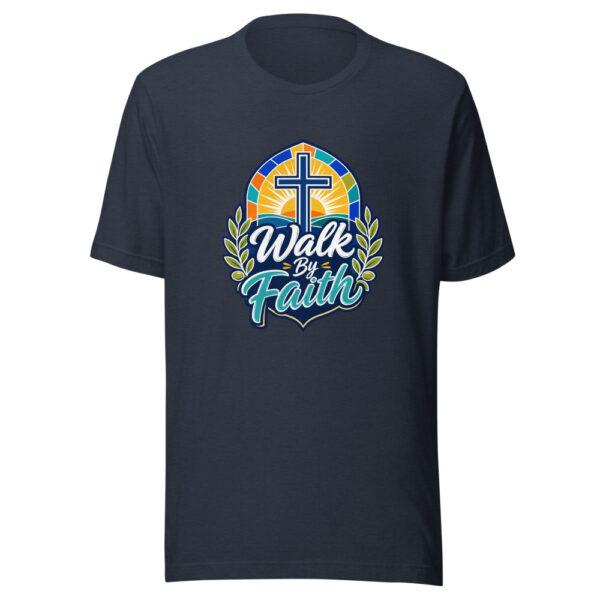 Walk By Faith Graphic Tee mockup 8