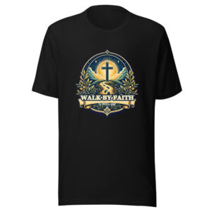WALK BY FAITH Heartbeat-20260614-christianshirtstore-codex Graphic Tee front view