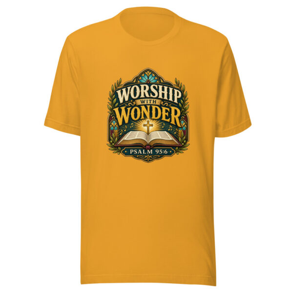 WORSHIP WITH WONDER PSALM 95:6 Heartbeat-20260614-christianshirtstore-codex Graphic Tee front view