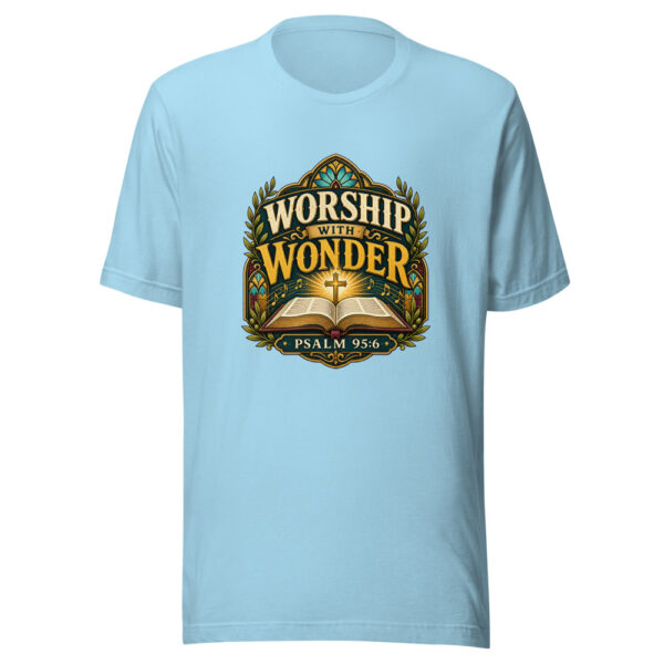 WORSHIP WITH WONDER PSALM 95:6 Heartbeat-20260614-christianshirtstore-codex Graphic Tee mockup 5