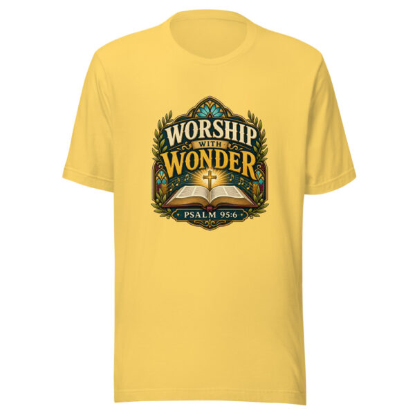 WORSHIP WITH WONDER PSALM 95:6 Heartbeat-20260614-christianshirtstore-codex Graphic Tee mockup 6