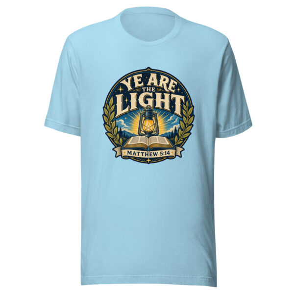 Ye Are The Light Matthew 5:14 Heartbeat-20260613-christian-codex Graphic Tee mockup 5