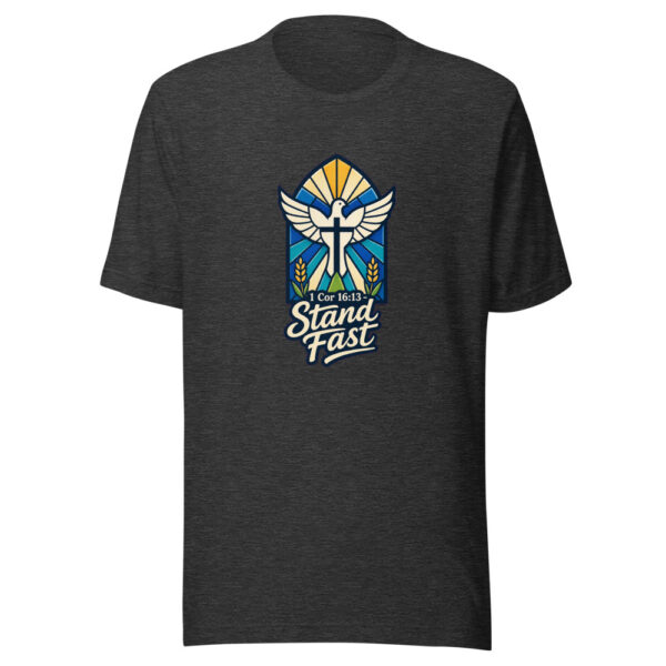 1 Cor 16:13 - Stand Fast Graphic Tee mockup 12 1 Cor 16:13 - Stand Fast Graphic Tee mockup 12
