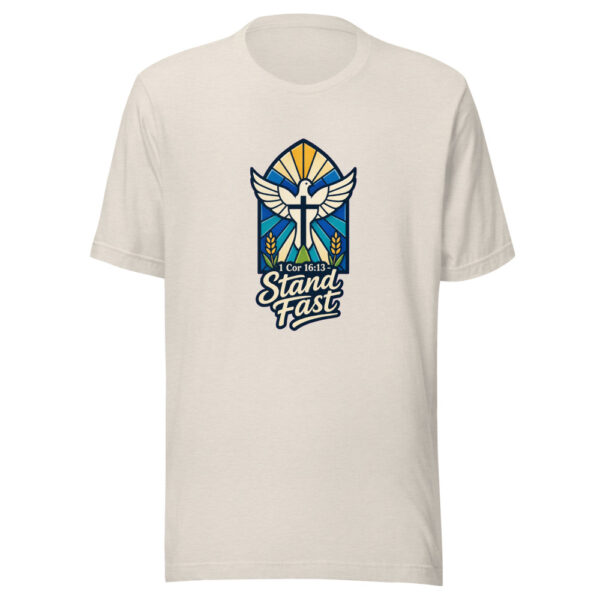 1 Cor 16:13 - Stand Fast Graphic Tee mockup 14 1 Cor 16:13 - Stand Fast Graphic Tee mockup 14