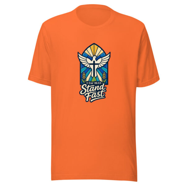 1 Cor 16:13 - Stand Fast Graphic Tee mockup 6 1 Cor 16:13 - Stand Fast Graphic Tee mockup 6