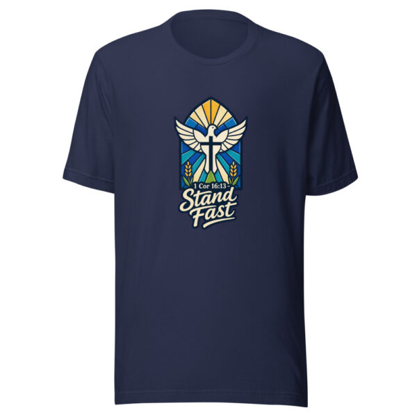 1 Cor 16:13 - Stand Fast Graphic Tee mockup 9 1 Cor 16:13 - Stand Fast Graphic Tee mockup 9