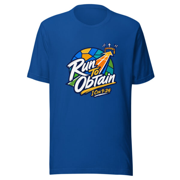 1 Cor 9:24 Run To Obtain Graphic Tee mockup 2 1 Cor 9:24 Run To Obtain Graphic Tee mockup 2