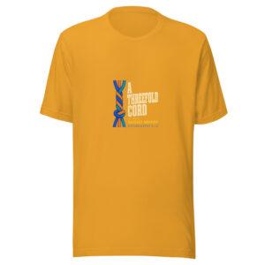 A Threefold Cord Is Not Quickly Broken — Ecclesiastes 4:12 Threefold-cord Graphic Tee mockup 1 A Threefold Cord Is Not Quickly Broken — Ecclesiastes 4:12 Threefold-cord Graphic Tee front view
