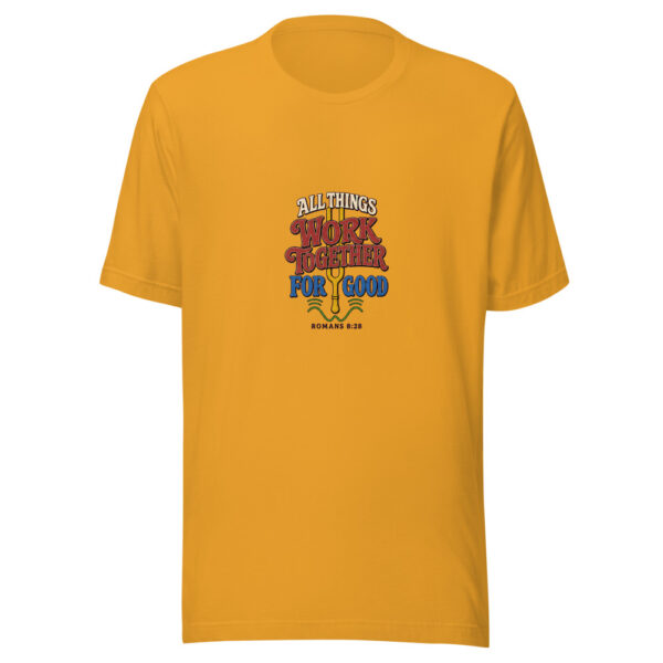 All Things Work Together For Good - Romans 8:28 All-things-work-together Graphic Tee mockup 3