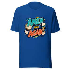 Amen And Again Graphic Tee mockup 1 Amen And Again Graphic Tee front view