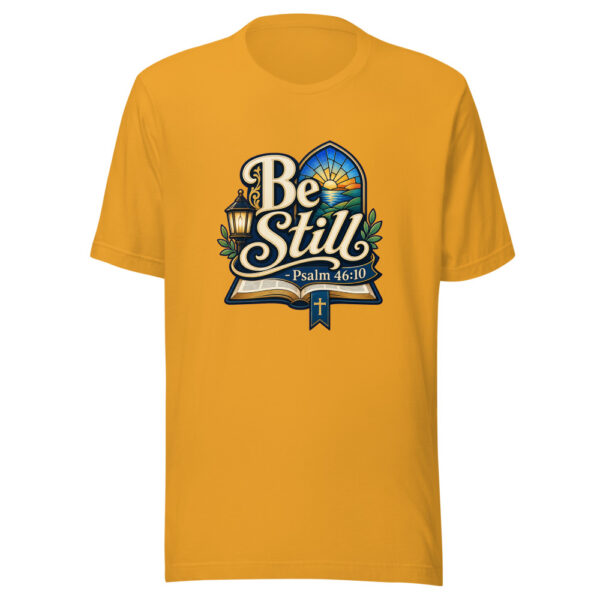 Be Still - Psalm 46:10 Graphic Tee mockup 3 Be Still - Psalm 46:10 Graphic Tee mockup 3