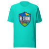 Be Strong And Of A Good Courage Joshua 1:9 Be-strong-good-courage Graphic Tee front view