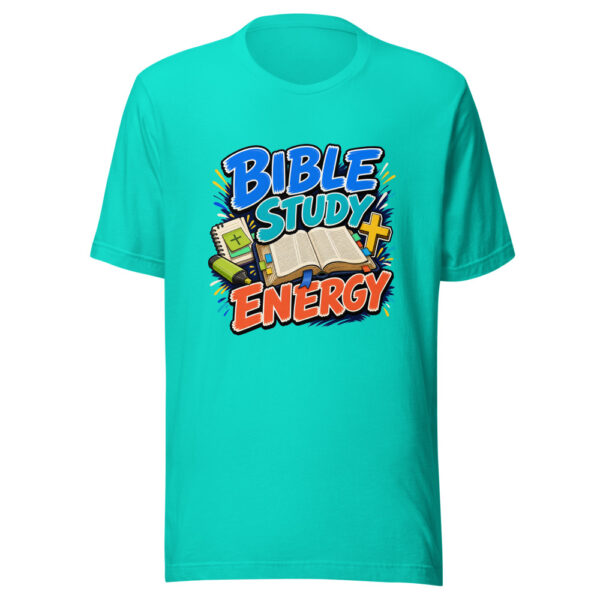 Bible Study Energy Graphic Tee front view