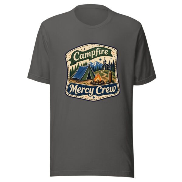 Campfire Mercy Crew Graphic Tee mockup 10 Campfire Mercy Crew Graphic Tee mockup 10