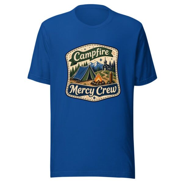 Campfire Mercy Crew Graphic Tee mockup 3 Campfire Mercy Crew Graphic Tee mockup 3