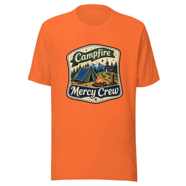 Campfire Mercy Crew Graphic Tee mockup 6 Campfire Mercy Crew Graphic Tee mockup 6