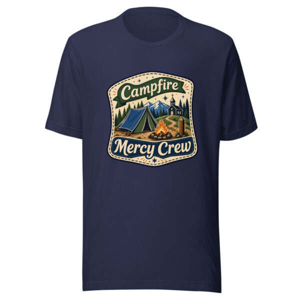 Campfire Mercy Crew Graphic Tee mockup 9 Campfire Mercy Crew Graphic Tee mockup 9