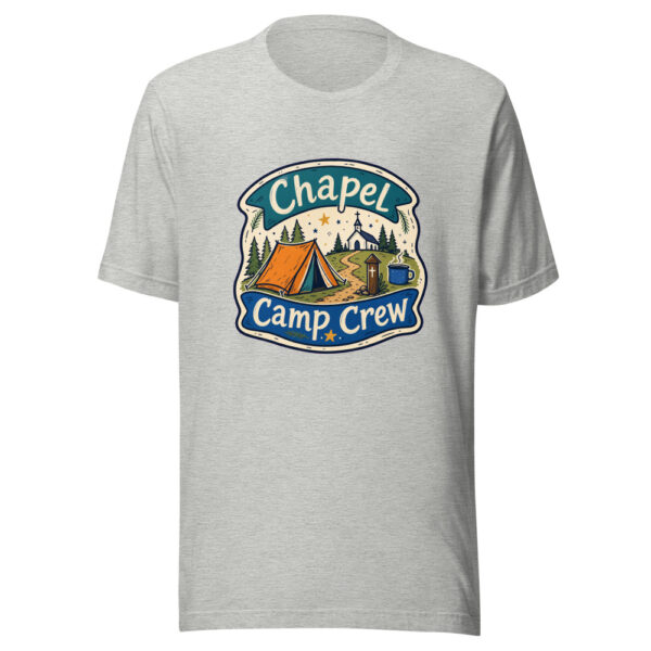 Chapel Camp Crew Graphic Tee mockup 11 Chapel Camp Crew Graphic Tee mockup 11