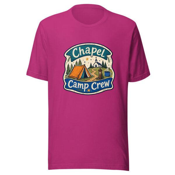 Chapel Camp Crew Graphic Tee mockup 5 Chapel Camp Crew Graphic Tee mockup 5