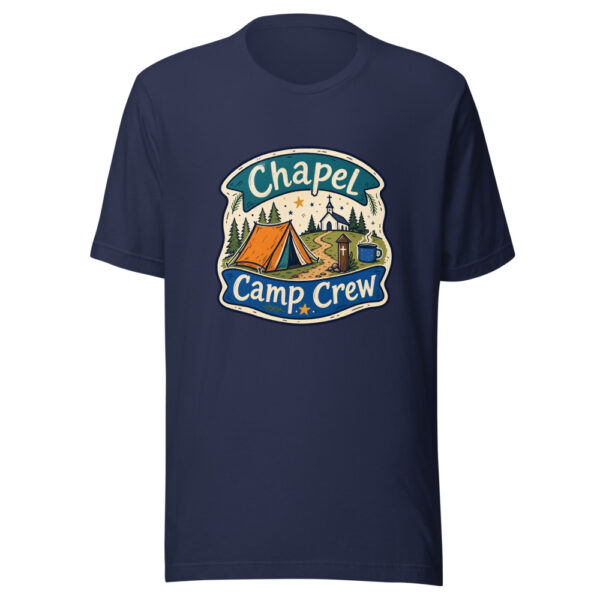 Chapel Camp Crew Graphic Tee mockup 9 Chapel Camp Crew Graphic Tee mockup 9