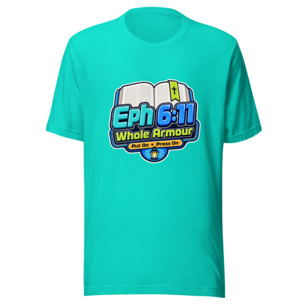 Eph 6:11 Whole Armour Graphic Tee front view