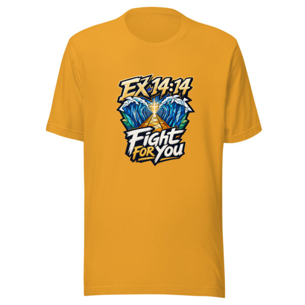 Ex 14:14 Fight For You Graphic Tee mockup 2